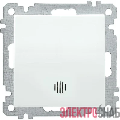 Выключатель 1-кл. СП Bolero ВС10-1-1-Б 10А IP20 с индикацией механизм бел. IEK EVB11-K01-10-1