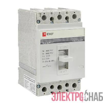 Выключатель нагрузки 3п ВН-99 250/250А EKF sl99-250-250