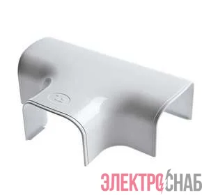 Тройник накладной 90град. для кабель-канала РКК 74х55 Арктика бел. Ruvinil ТРН-74х55