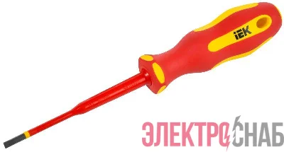Отвертка диэлектрическая SLIM SL4.0х100 Т2 ARMA2L 5 IEK A2L5-SC31-T2-SL-40-100