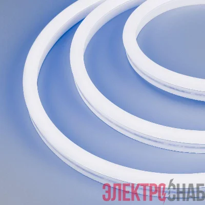 Лента светодиодная WAVE-SIDE-A120-12x25mm 230В Blue 12Вт/м IP67 wire x2 грибовидная форма герметичная (уп.50м) Arlight 051946