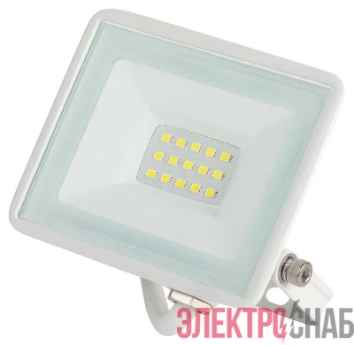 Прожектор светодиодный LPR-023-W-65K-020 20Вт 6500К 1600лм IP65 уличный бел. Эра Б0054640
