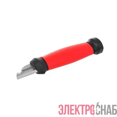 Нож монтажника нержавеющая сталь двухсторонняя заточка лезвие 33мм Rexant 12-4931