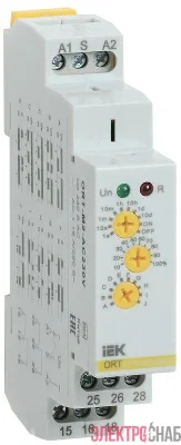 Реле времени многофункц. ORT 2 контакта 230В AC IEK ORT-M2-AC230V