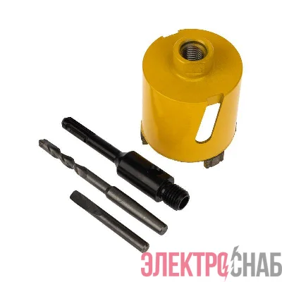 Коронка алмазная по бетону 70мм L=90мм М16 сегмент 10мм Kranz KR-90-0164
