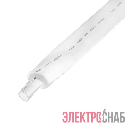 Трубка термоусадочная ТУТ нг 25.0/12.5 бел. 1м Rexant 22-5001