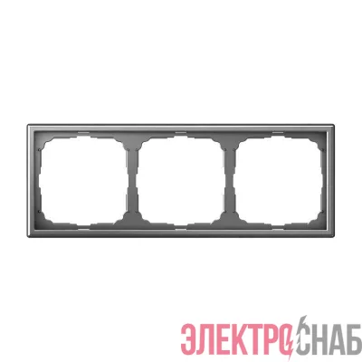 Рамка 3-м ArtGallery универс. сталь SE GAL000903