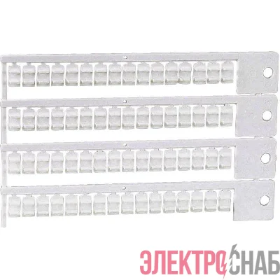 Шильдик маркировочный для интерфейсных колодок версий IRK IRKM 64шт DKC IRK-MP