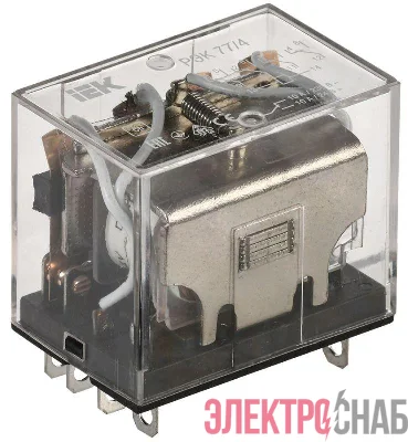 Реле РЭК 77-4 10А 24В DC IEK RRP10-4-10-024D
