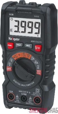 Мультиметр 95 766 NMT-Mm-113B True RMS с авто выбором значений Navigator 95766
