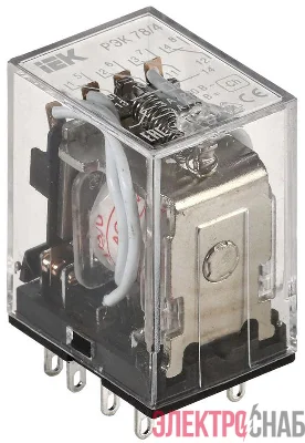 Реле РЭК 78-4 3А 24В AC IEK RRP20-4-03-024A