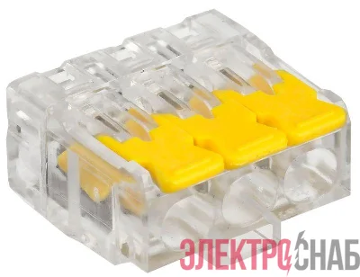 Клемма строительно-монтажная СМК 228-413 (уп.4шт) IEK UKZ60-413-004