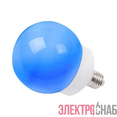 Лампа "Шар" d100мм 12LED 2Вт 220В IP65 син. NEON-NIGHT 405-133