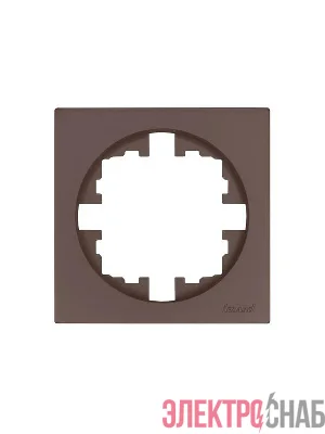Рамка 1-м OSEN горизонт. квадрат шоколад LEZARD 743-7300-146