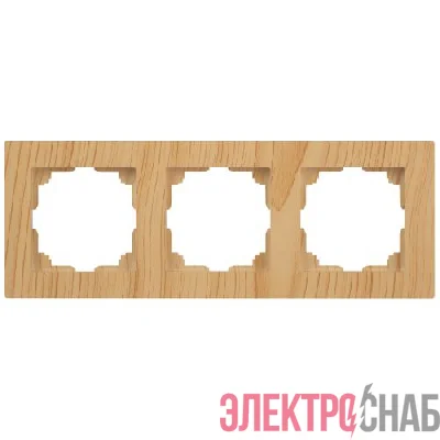 Рамка 3-м СП Accent 6-503-11 сосна Intro Б0063795