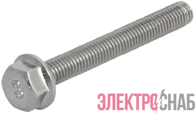 Болт с шестигранной головкой М8х65 со стопорным буртом HDZ (уп.50шт) IEK CMZ10-BS-08-065-HDZ
