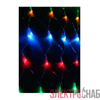 Гирлянда Сеть 2.3х2.1м 320LED с контроллером (разные режимы мигания) шнур 2.1м IP20 мультиколор Космос KOC_NET320LED_RGB