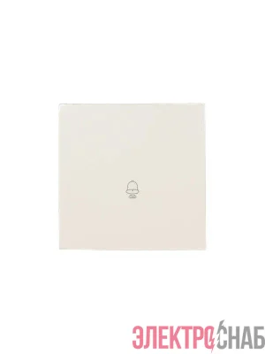 Кнопка звонка СП ZIMA IP20 безвинт. зажим слон. кость LEZARD 704-9088-103QC