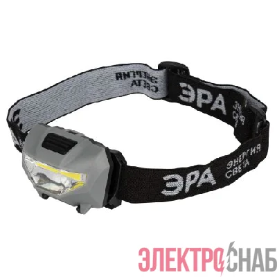 Фонарь светодиодный аккумуляторный налобный GA-505 "Блэкджек" 3Вт 3режима Li 500мАч IP54 Эра Б0057455