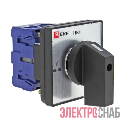 Переключатель кулачковый ПК-2-13 3П 100А "ВКЛ-ВЫКЛ" EKF pk-2-13-100