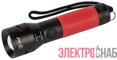 Фонарь светодиодный аккумуляторный UA-801 "Ураган" 10Вт ручной 5режимов Li 1650мАч IP44 Эра Б0058212