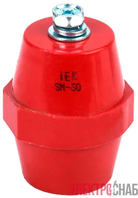 Изолятор SM60 (М8) силовой с болтом IEK YIS11-60-20-B