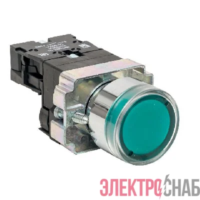 Кнопка BA31 с подсветкой 230В зел. NO PROxima EKF xb2-bw31-230