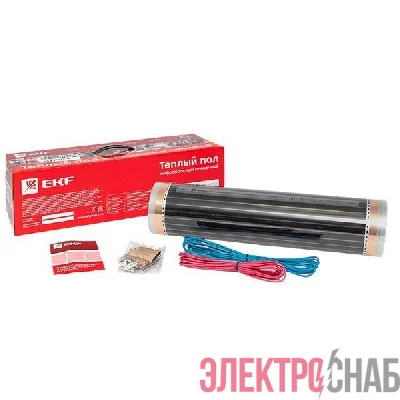 Комплект "Теплый пол" (пленка) 1100Вт 5кв.м шир. 0.5м инфракрасный EKF Ik-220-1100/0.5-5