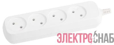 Колодка удлинителя 4-м без заземл. KX-4 Эра Б0028332