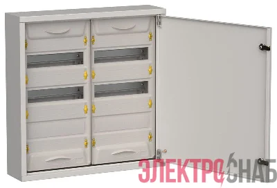 Корпус ЩРн-72 (2х36) TITAN 5 585х570х140 IP31 метал. сер. IEK TI5-50-N-2X036-31-7035