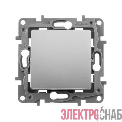 Механизм переключателя промежуточного 1-кл. СП Etika 10А IP20 250В 10AX винт. клеммы алюм. Leg 672409