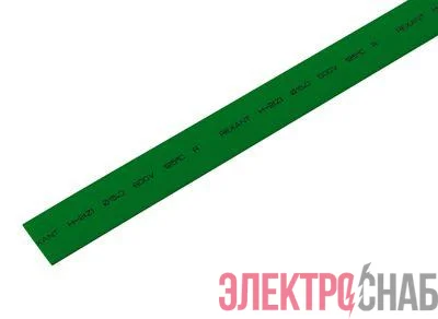Трубка термоусадочная 15.0/7.5 1м зел. REXANT 21-5003