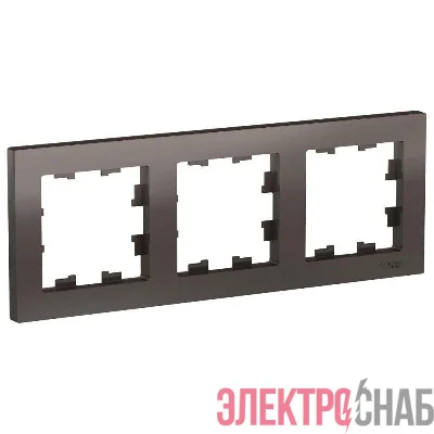 Рамка 3-м AtlasDesign универс. мокко SE ATN000603