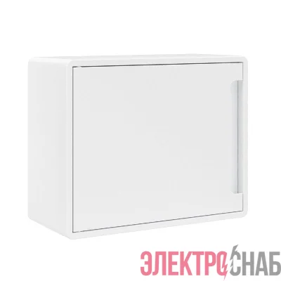 Щиток настенный Фрейм (FRAME) ЩРн-п-8 8мод. с бел. дверцей с 2 шинами PEN на 6 и 8 отверст. бел. DKC F08W1WW