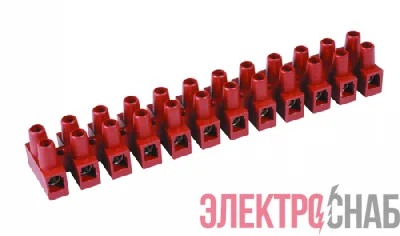 Колодка клеммная фибергласс 3х2.5мм винт. ф/г (розница) DKC 43103FVR