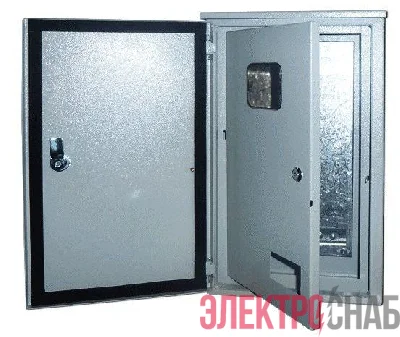 Корпус учетный навесной ЩРУН-3/9 520х310х150 3ф 9мод. IP54 метал. DEKraft 30411DEK