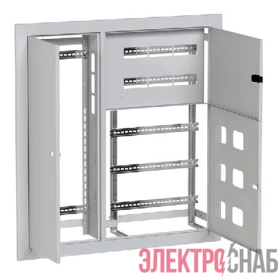 Щит этажный 6кв. слаботочка слева (1000х950х160) Basic EKF mb28-v-6z