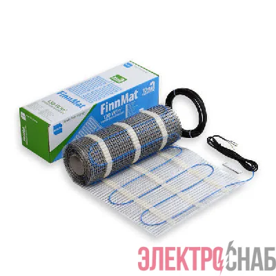 Комплект "Теплый пол" (мат) 130Вт/кв.м FinnMat 910Вт 7.0кв.м 2 жилы ENSTO EFHFM130.7