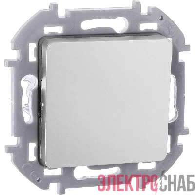 Переключатель 1-кл. Inspiria 10А IP20 250В 10AX механизм алюм. IEK 673652