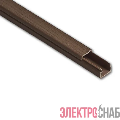Кабель-канал 25х16 L2000 пластик дуб (темн. основа) Рувинил РКК-25х16-08М