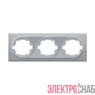 Рамка 3-м Florence сер. 1E52301302 OneKeyElectro 2172853