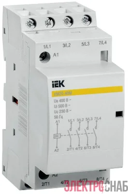 Контактор модульный КМ20-40М AC KARAT IEK MKK11-20-40