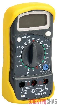 Мультиметр цифровой Master MAS830L IEK TMD-3L-830