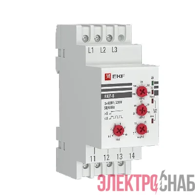 Реле контроля фаз РКФ-8 многофукц. EKF rkf-8