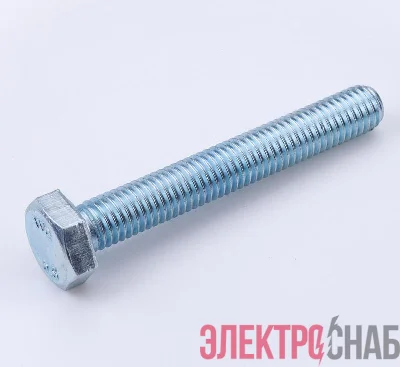 Болт М6х35 с шестигранной головкой оцинк. DIN 933 (уп.100шт) класс прочн. 8.8. пакет СТРОЙМЕТИЗ UTORM969093М635