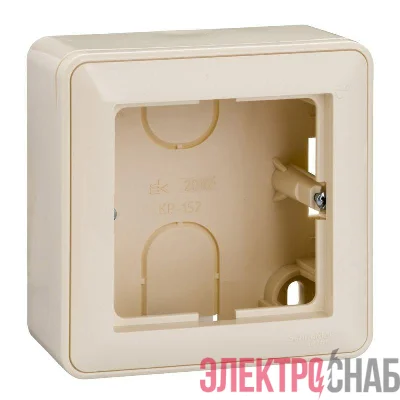 Коробка подъемная 1-м ОП W59 с рамкой сл. кость SE KP-152-28
