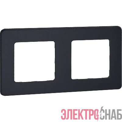 Рамка 2-м СП Inspiria IP20 антрацит IEK 673943