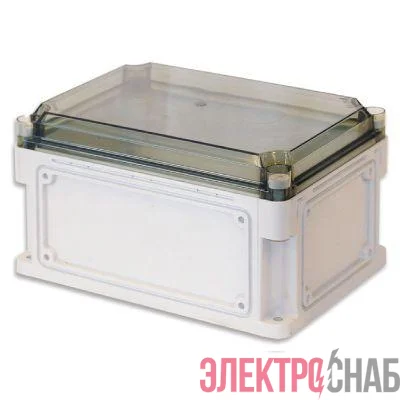 Корпус 300х150х160мм IP67 с прозр. крышкой 35мм с фланцами пластик. DKC 531311