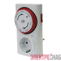 Таймер недельный мех. с заземл. 3.5кВт Duwi 05163 3
