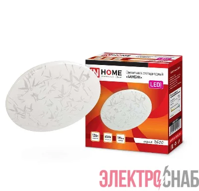 Светильник светодиодный DECO 12Вт 230В 6500К 1080лм 210х65мм БАМБУК IN HOME 4690612022208